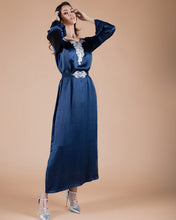 Load image into Gallery viewer, Midnight Blue Jalabiya
