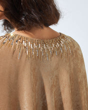 Load image into Gallery viewer, Sparkling Gold Kaftan in Two-Tone Fabric
